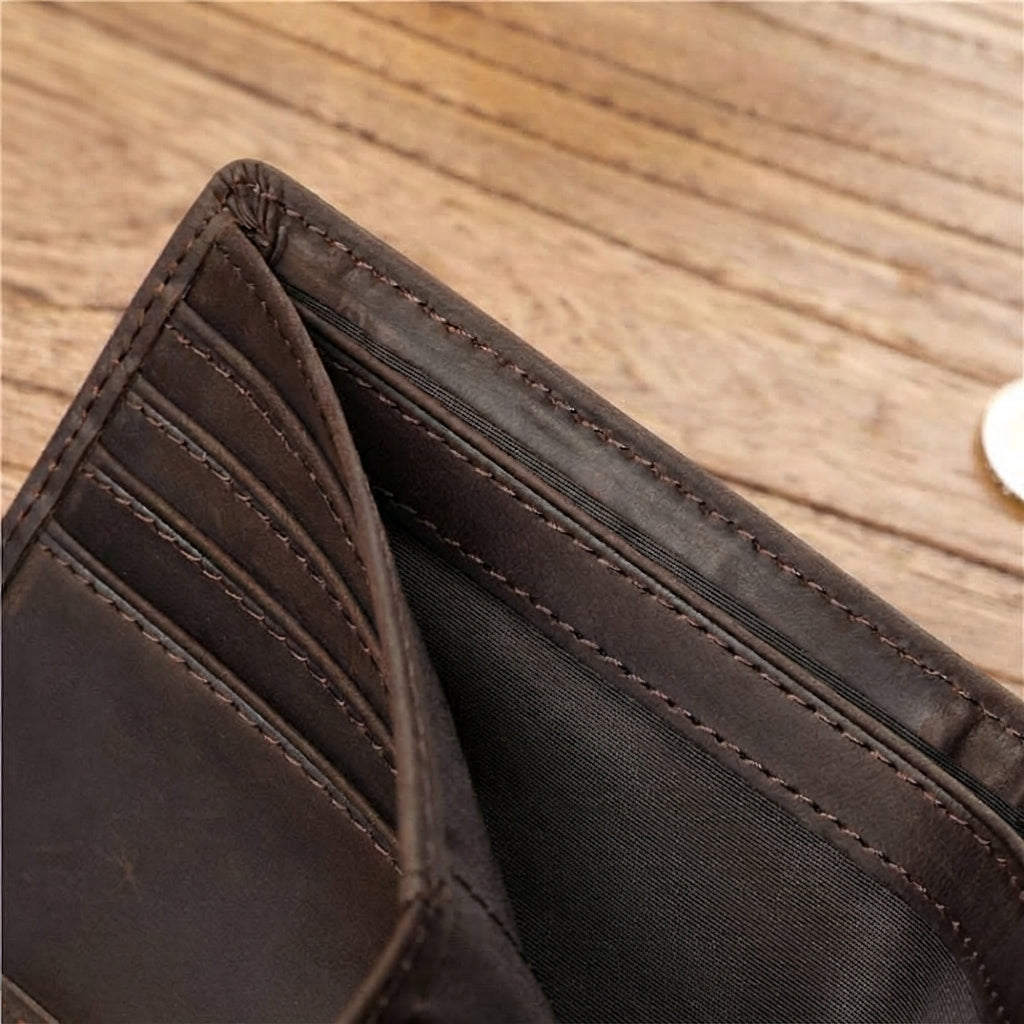 Custom Name Logo Wallet – Personalized Wallet with Complimentary Logo Design