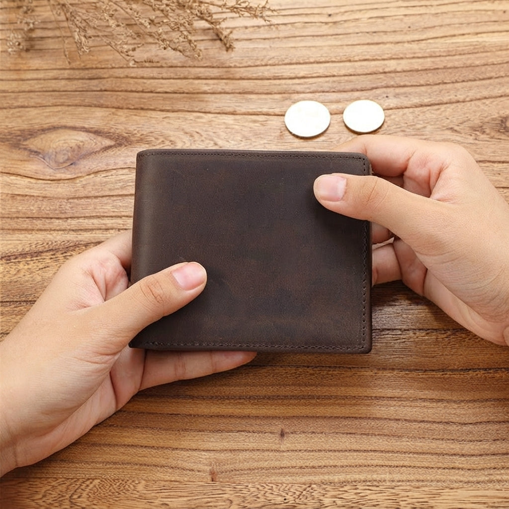 Custom Name Logo Wallet – Personalized Wallet with Complimentary Logo Design
