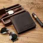 Custom Name Logo Wallet – Personalized Wallet with Complimentary Logo Design
