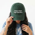 Embroidered Custom Baseball Cap | Personalized Name Logo, Free Design Service