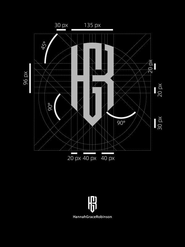 Custom Name Logo Design – Golden Ratio & Geometric Logo