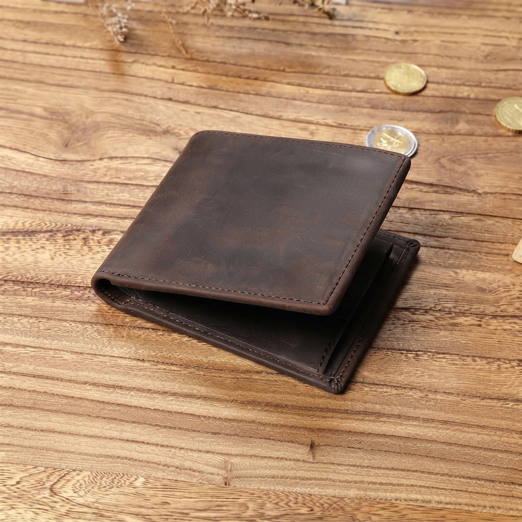 Custom Name Logo Wallet – Personalized Wallet with Complimentary Logo Design