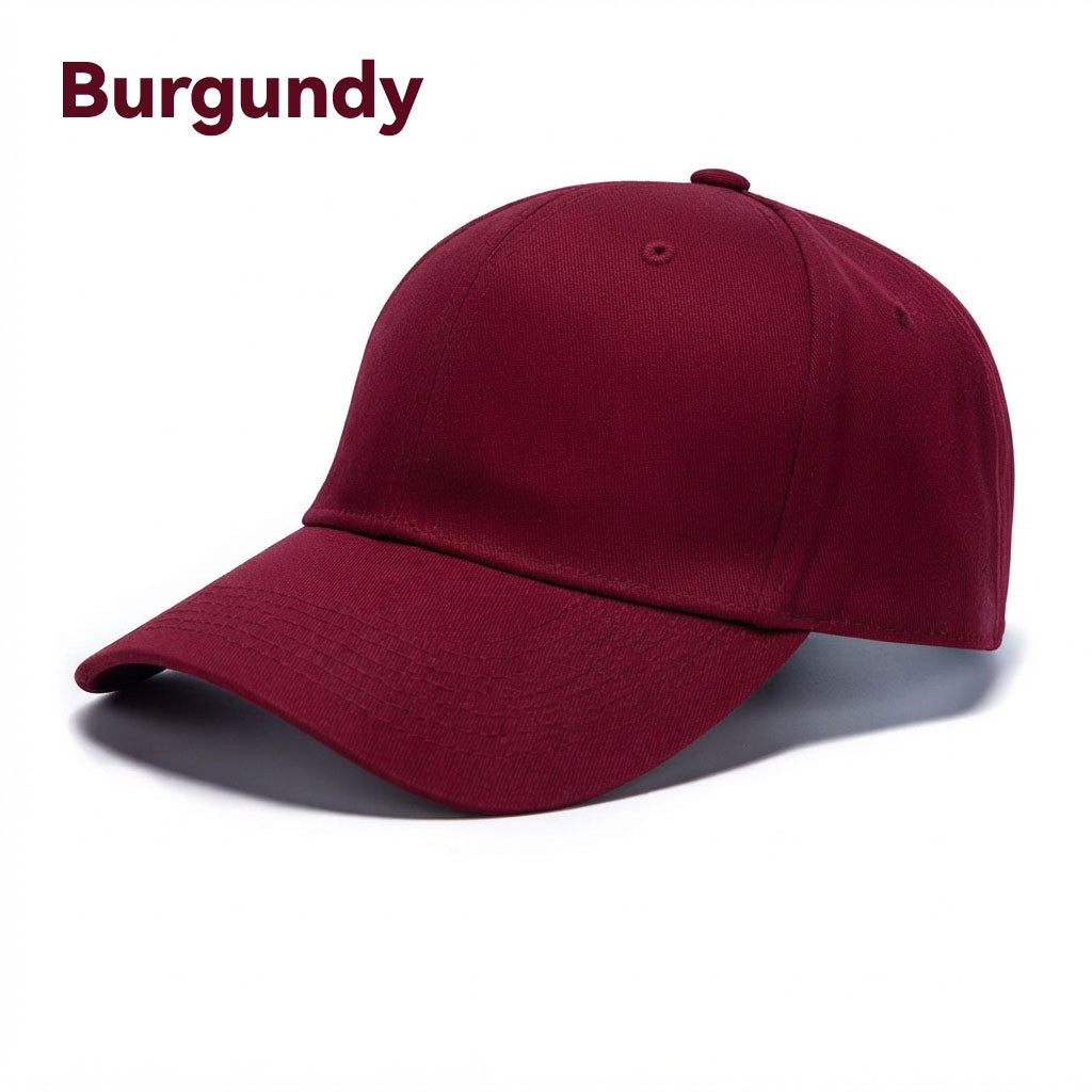 Embroidered Custom Baseball Cap | Personalized Name Logo, Free Design Service