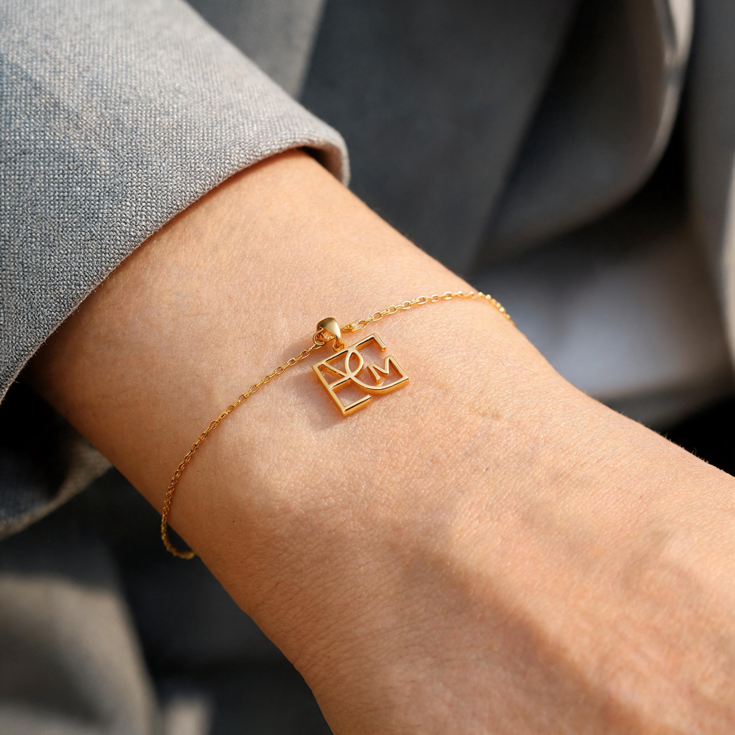 Name Logo Bracelet Designed for GRAEME
