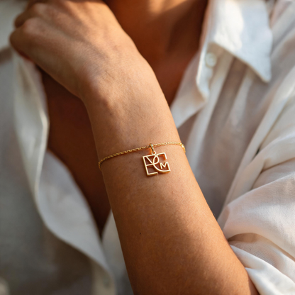 Name Logo Bracelet Designed for GRAEME