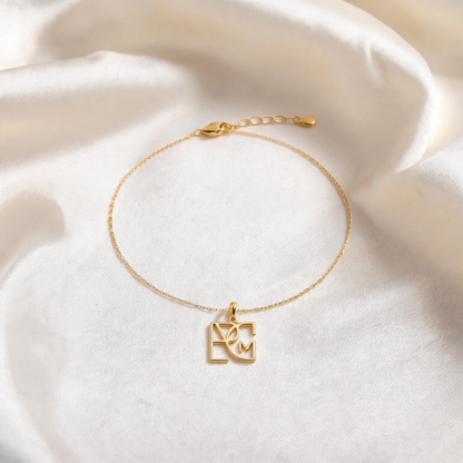 Name Logo Bracelet Designed for GRAEME